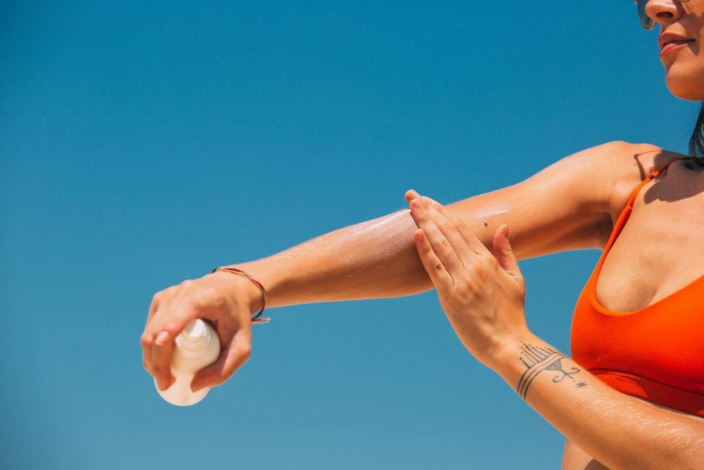 Sunscreen application